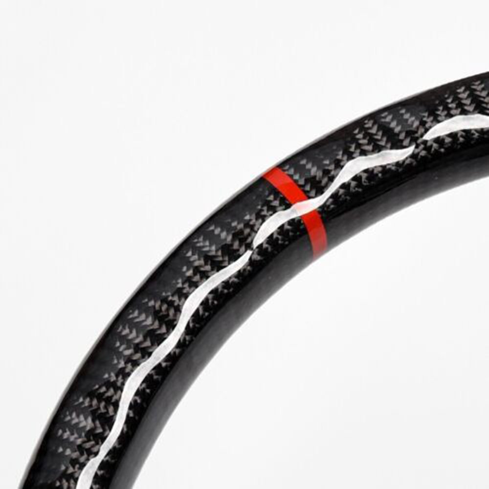 2012-16 S3 S4 S5 RS5 RS7 S3 A4 A5 A6 A7 Q3 Carbon Fiber Custom Flat Sport Steering Wheel with 12 Inch Clock Ring