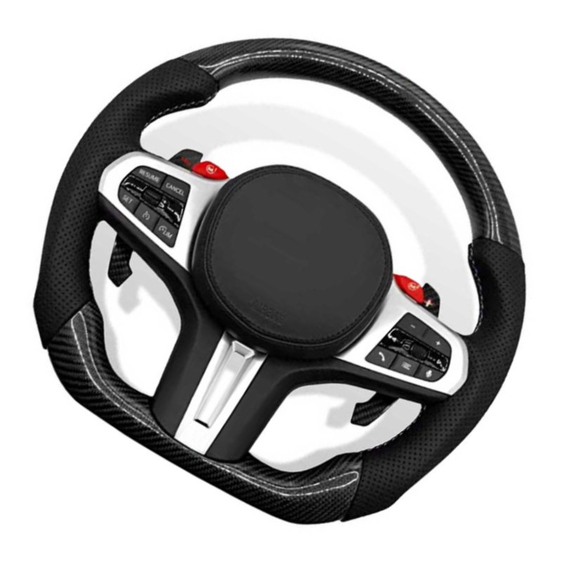 Carbon Fiber Steering Wheel Fit For Bmw G20 G30 G38 G80 G21 G29 G05 G06 G11 M5