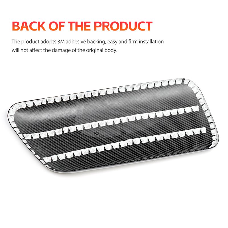 Shasha Dry Carbon Fiber Armrest Box Top Cover Interior Accessories for Toyota Camry 2018 2019 2020 2021 2022 2023