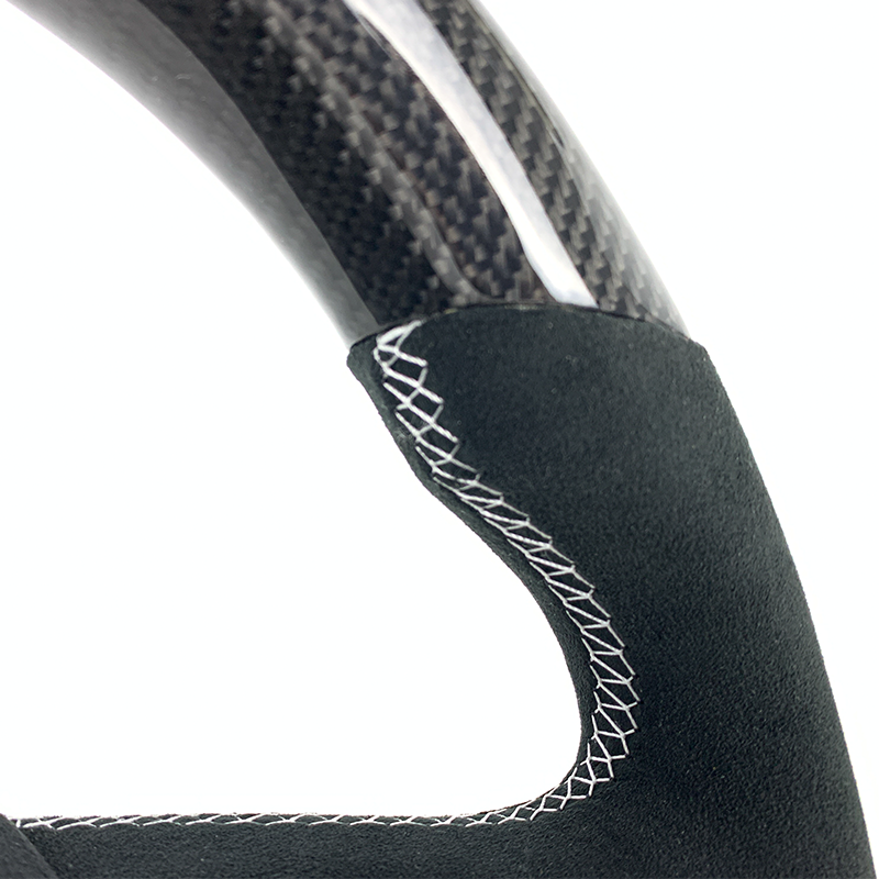 Car interior original ALCANTARA carbon fiber steering wheel suitable for Audi q30 q50 q70