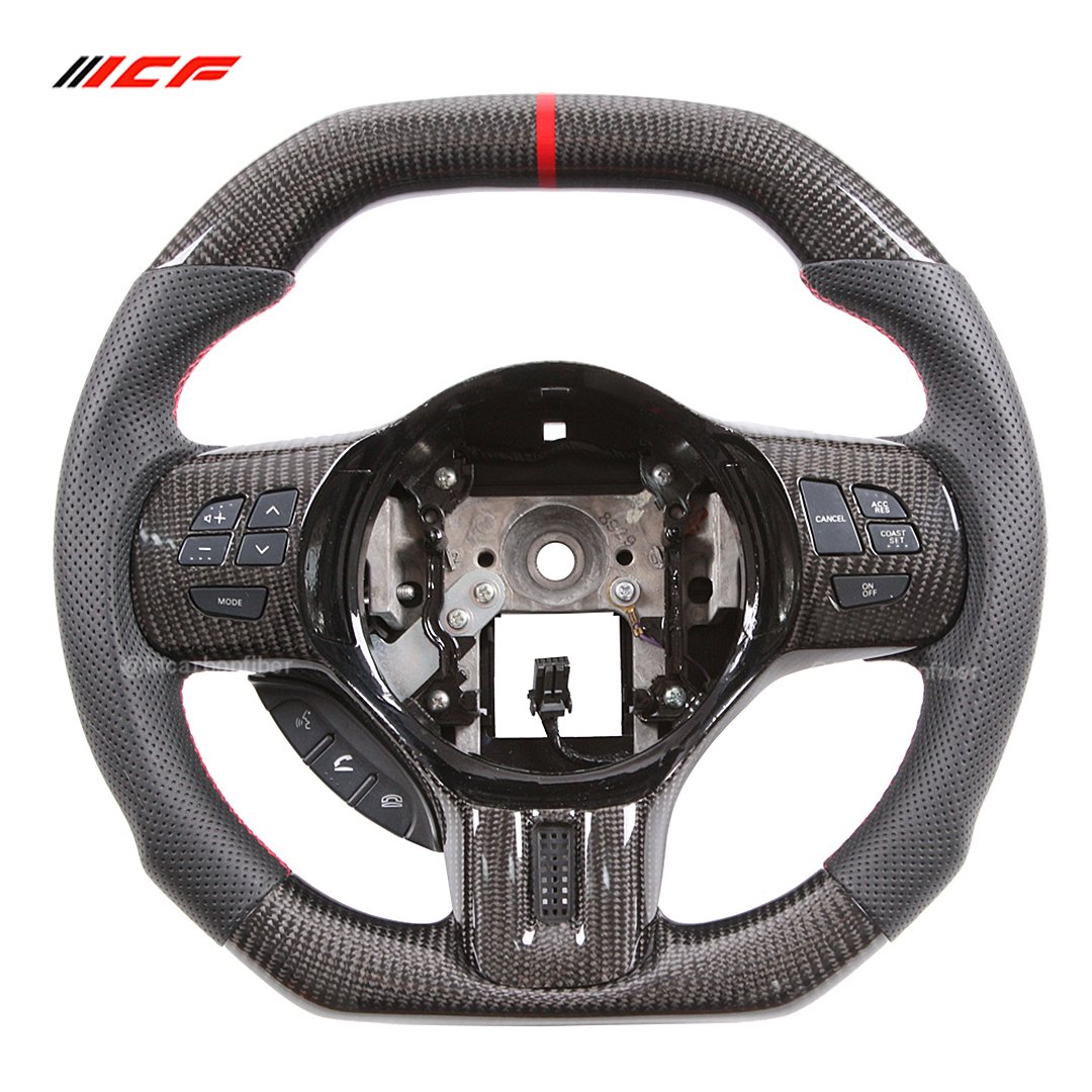 100% Real Carbon Fiber Steering Wheel for Mitsubishi Evo 9 EVO X