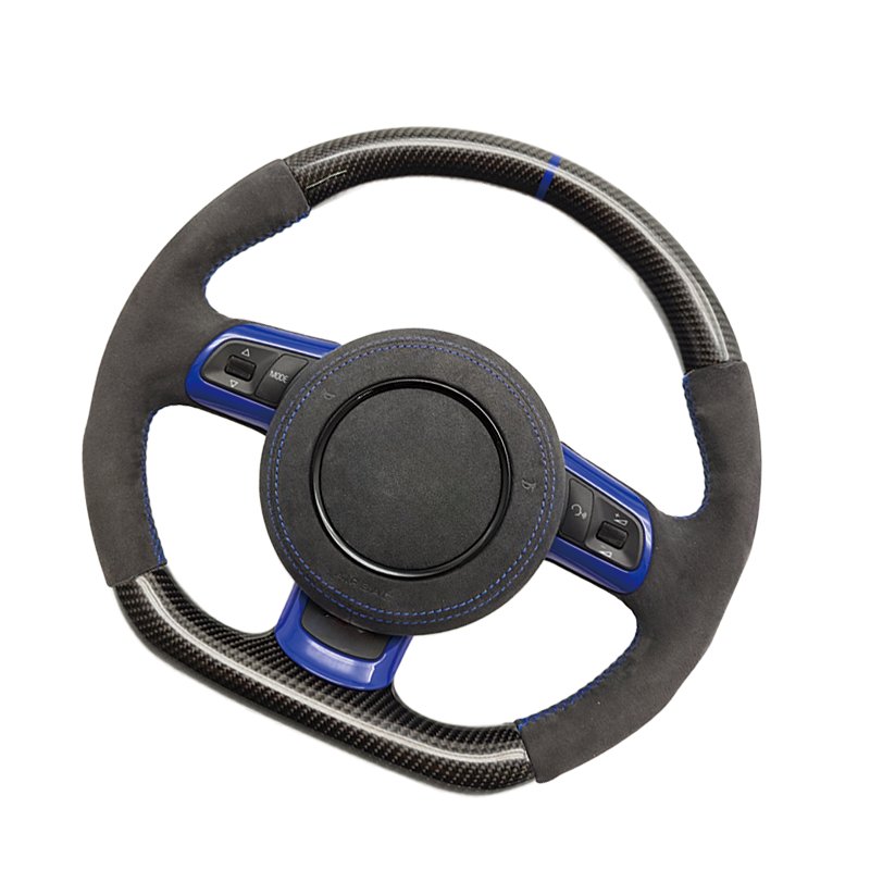 Carbon Fiber Steering Wheel For Audi A8 Q5 Q7 A6 C6 Q8 SQ5 Q3 TTS TT MK2 A8 S5 A3