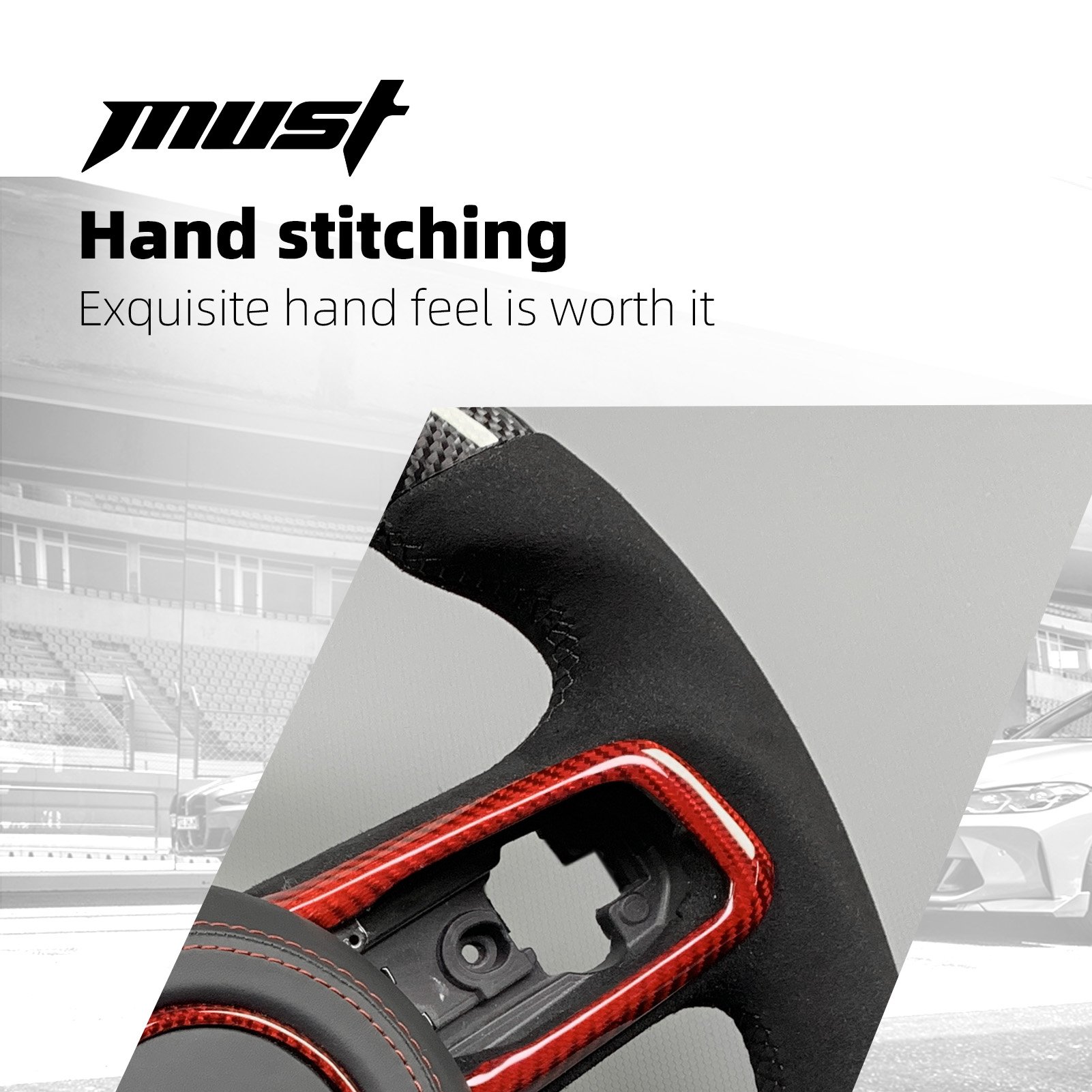 For Jeep 2018-2024 Customized Carbon Fiber Steering Wheel Car Interior Accessories Fit Wrangler Gladiator