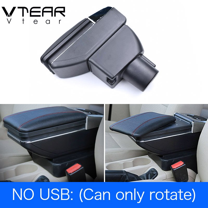 Vtear for hyundai Getz Armrest Central Store Content Storage Box Cup Holder Ashtray Interior Arm Rest Car Decoration Accessories