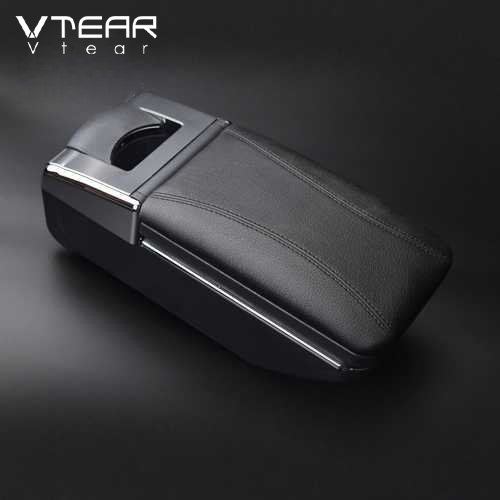 Vtear for hyundai Getz Armrest Central Store Content Storage Box Cup Holder Ashtray Interior Arm Rest Car Decoration Accessories