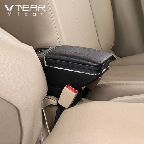 Vtear for hyundai Getz Armrest Central Store Content Storage Box Cup Holder Ashtray Interior Arm Rest Car Decoration Accessories