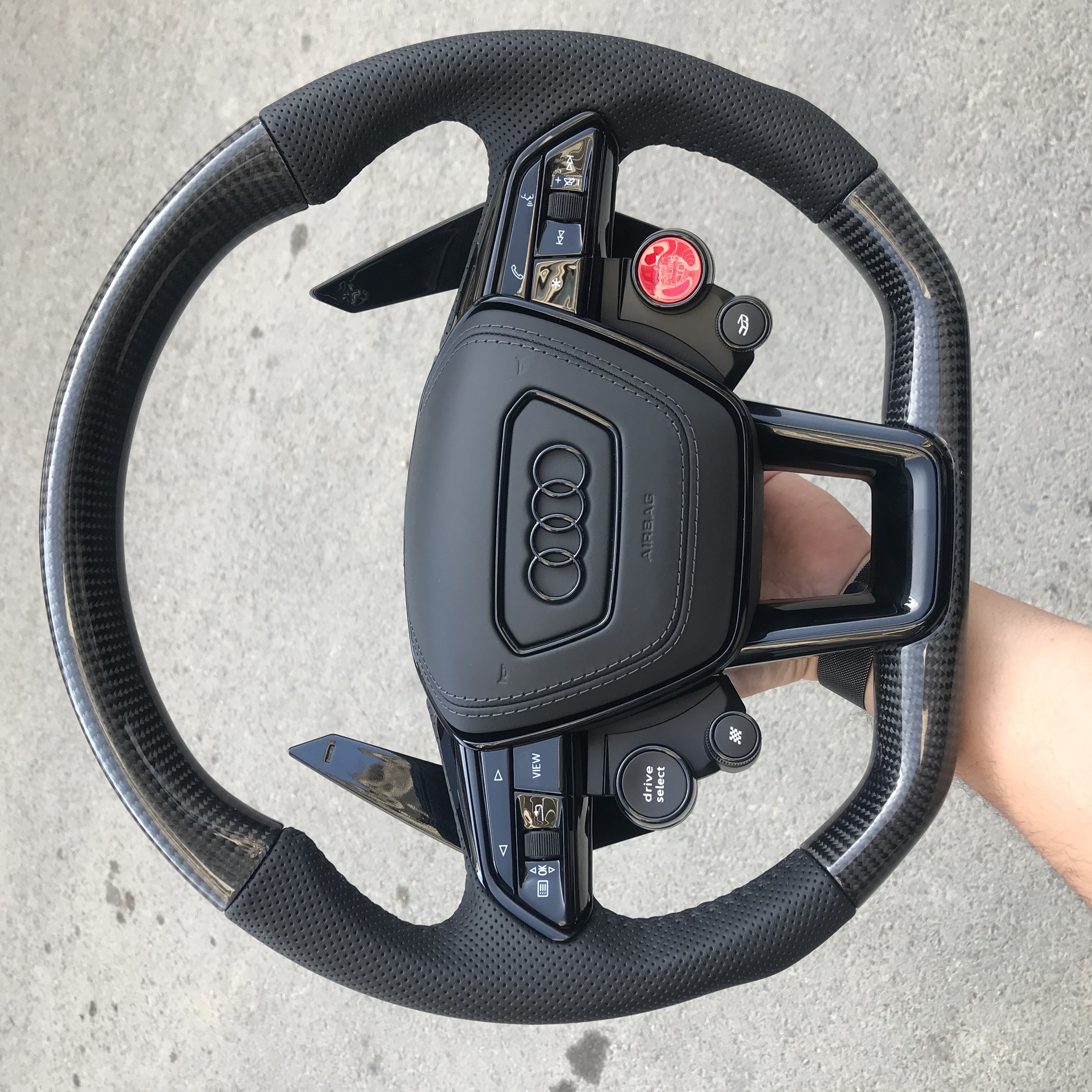 Factory Price Auto Parts Audi Steering Wheel for C8 Audi A6 A7