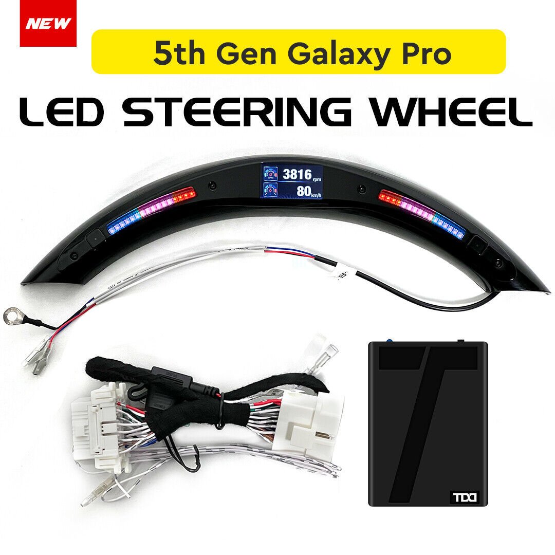 For BMW Mercedes-Benz Audi Volkswagen All Models LED Tachometer Shift Steering Wheel Module Kit
