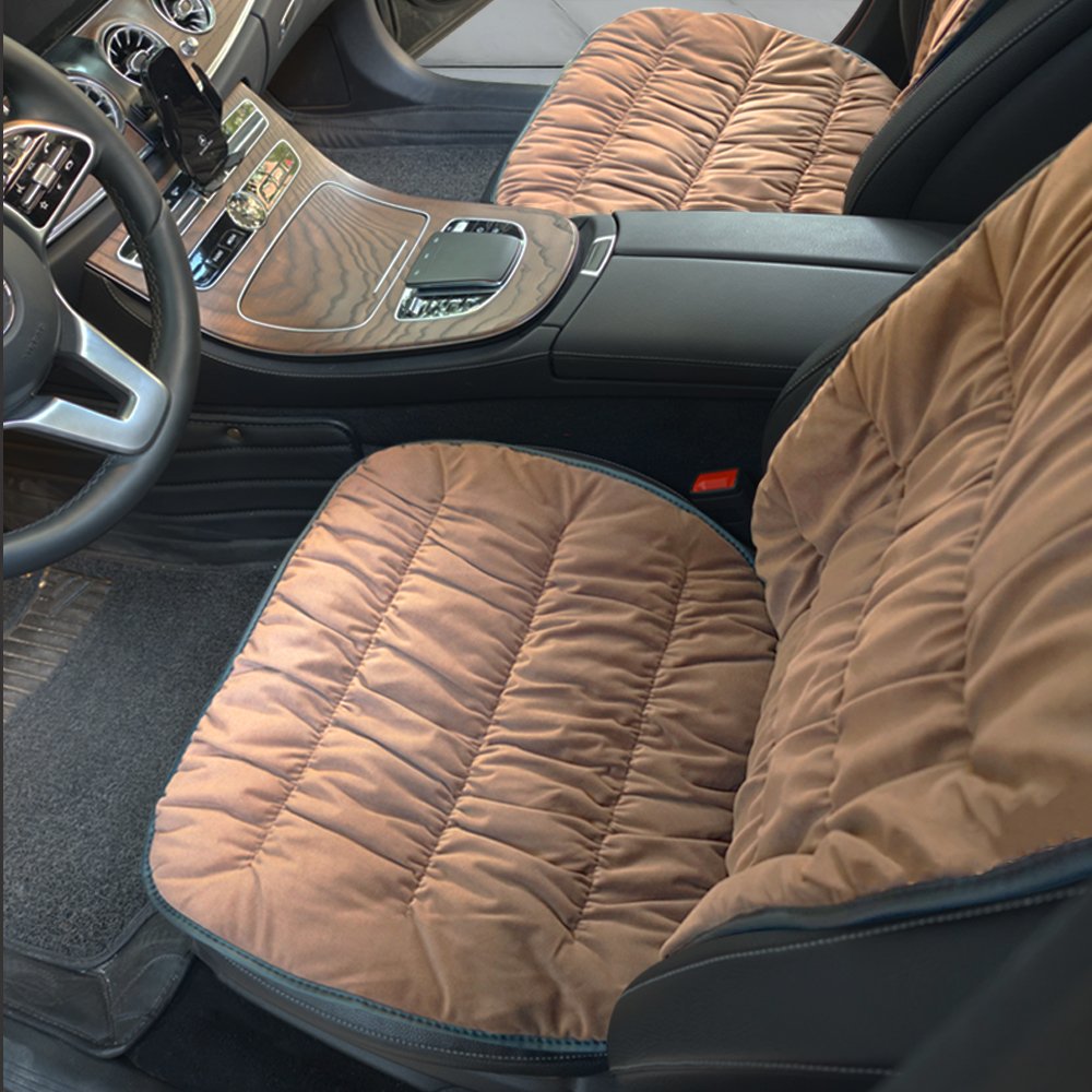 Luxury Multi-Function Universal Car Seat Cushion Professionally Made Frosted Velvet for Front & Rear Offers Protection & Style