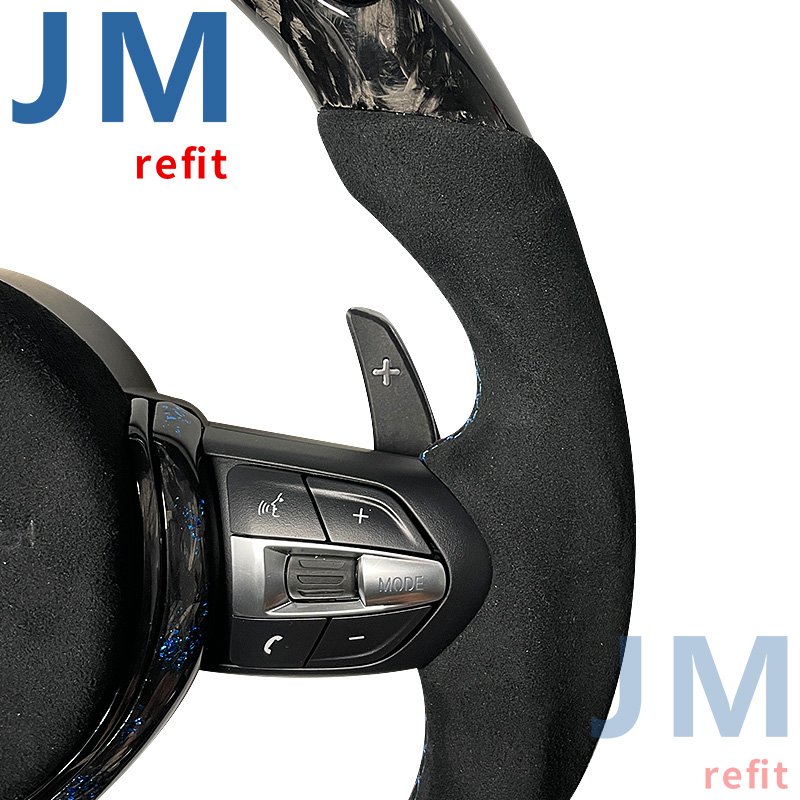 Custom Led Carbon Fiber Steering Wheel For Bmw M2 M3 M4 F80 F82 F83 F87 1 2 3 4 5 6 Series Car Steering Wheel Carbon Fiber