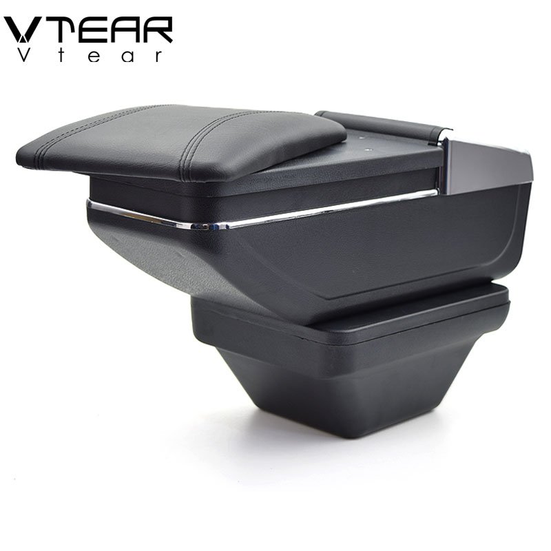 Vtear for MG ZS Armrest Box Central Store Content Box Products Interior Armrest Storage Car-styling Accessories Part 2017-2019