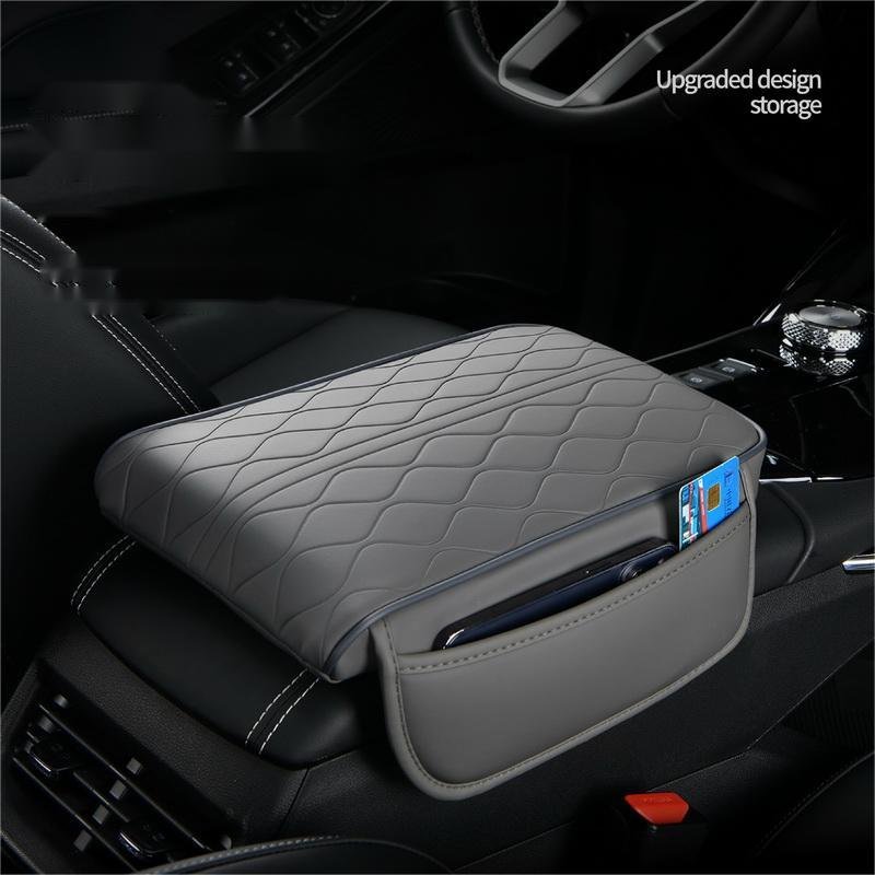 Hot Sale Car Accessories Weight 350g Armrest Car Universal Armrest for Kia Rio PU Leather