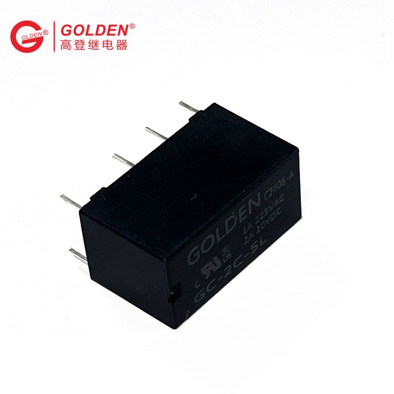 Golden relay manufacturer GC-2C-5L 1A 125VAC automotive Relays 8pin cross T82 T85