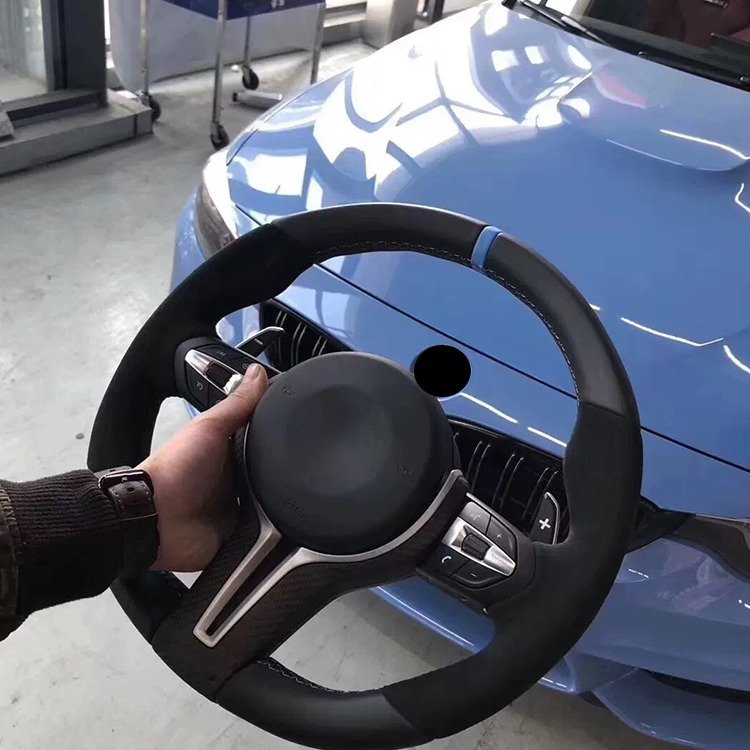 Customized car Racing Full Alcantara Steering Wheel Assembly steering wheel for bmw m sport m3 f80