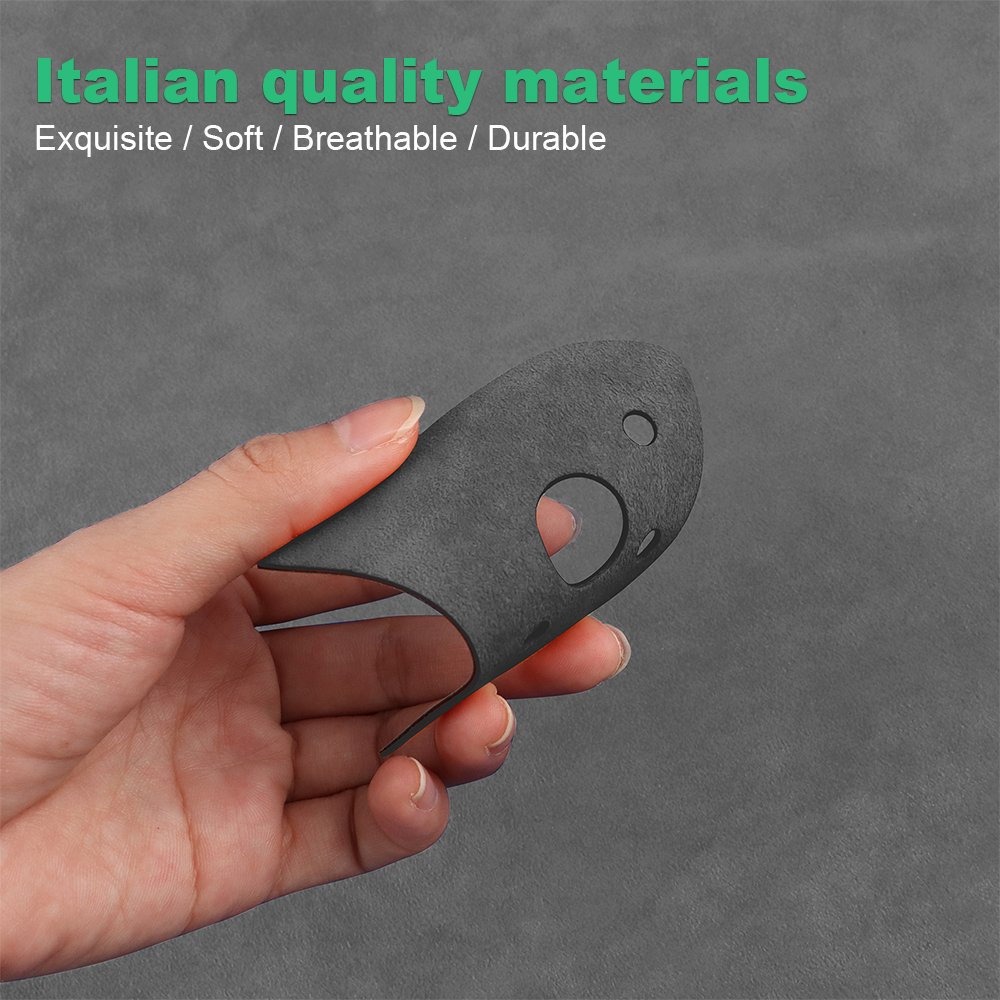 Italian Top Suede Steering Wheel Panel Trim Stickers for Tesla Model 3 Highland 2024-Up Decor Cover Car Interior Accessories