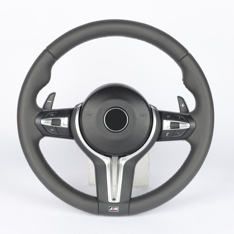 Customized Full Leather Steering Wheel for BMW F10 F11 F12 F15 F16 F18 F20 F30 E60 M3 M5 M6 Old Modified Upgrades
