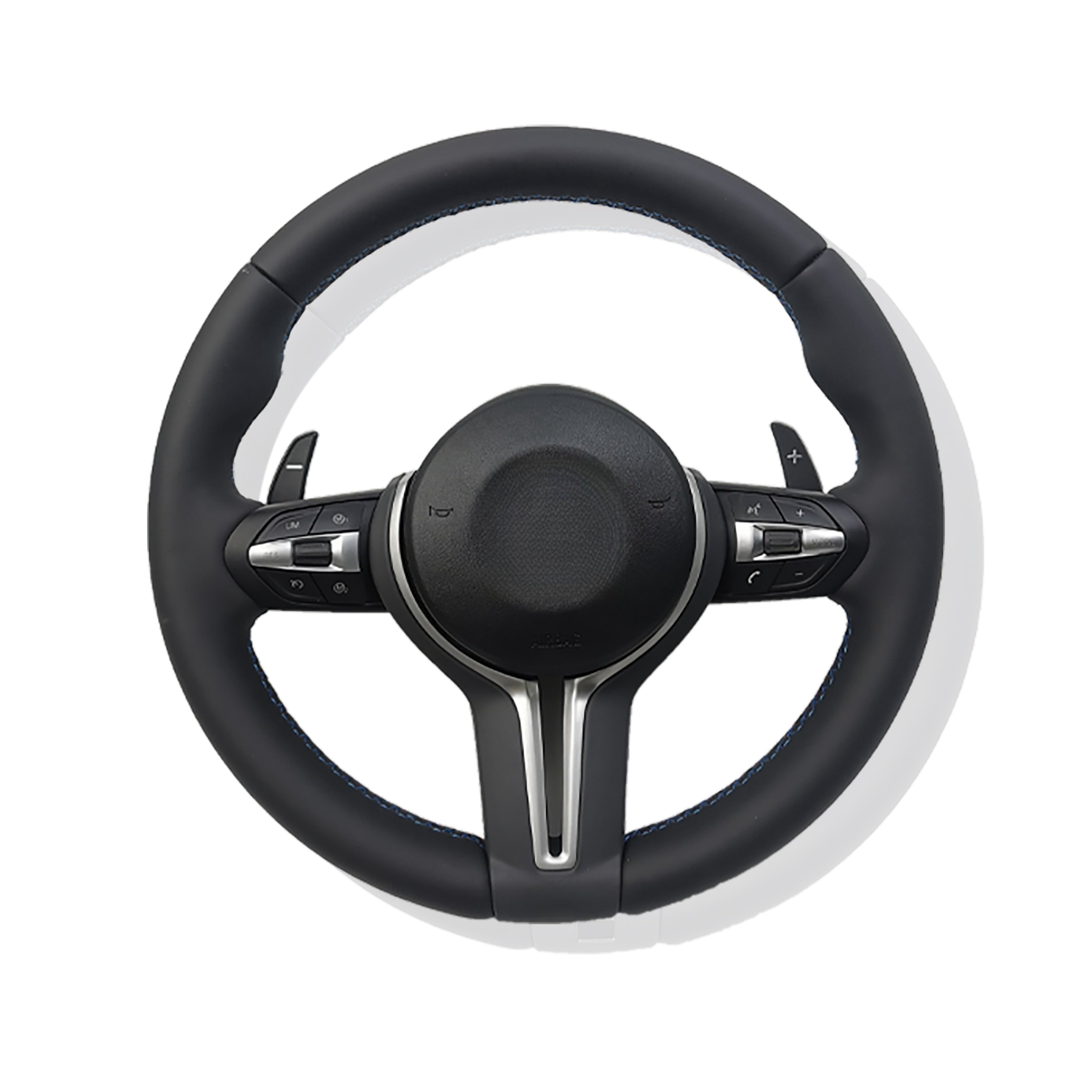 Leather steering wheel steering wheel bearing ring suitable for car body kit modification