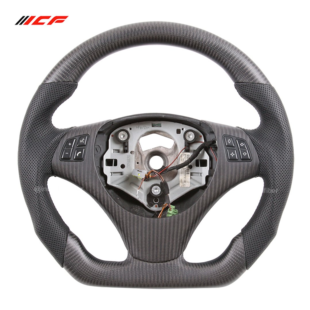 100% Carbon Fiber Steering Wheel For BMW E90
