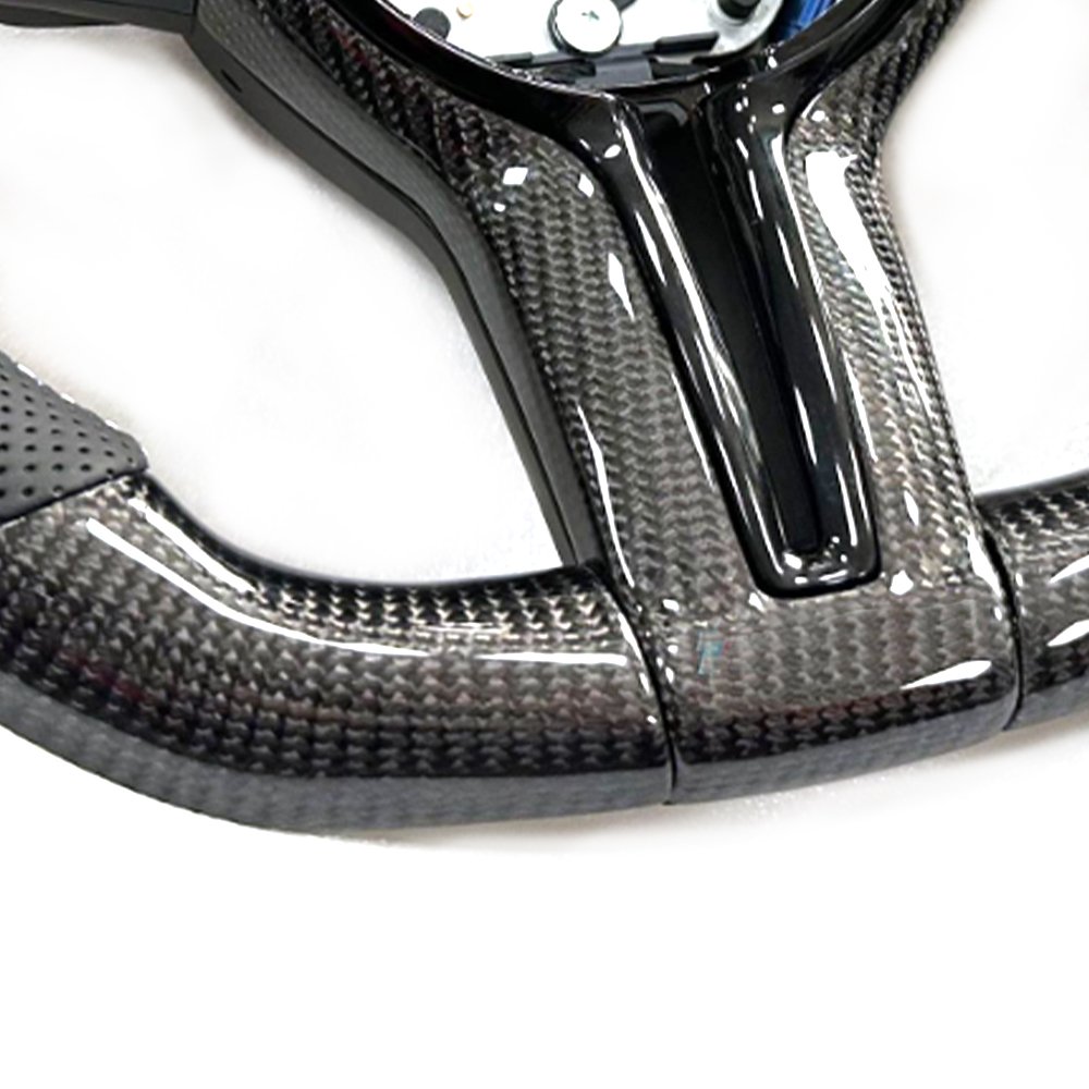 F30 F10 F32 E60 E46 E90 X5 E70 M3 M4 M5 M6 F90 F80 F82 F87 Carbon Fiber Steering Wheel for BMW