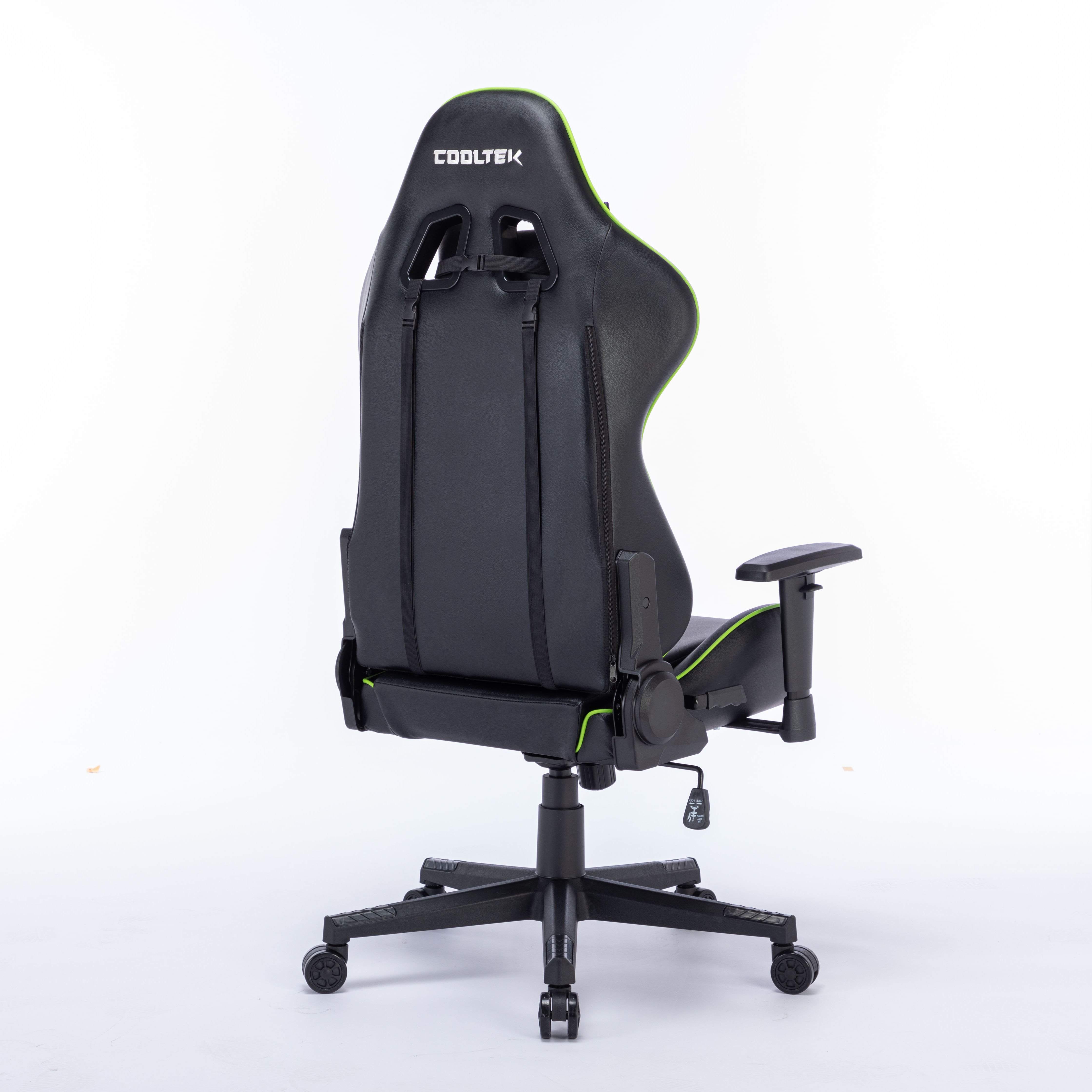 High Back Pu Leather Reclining Ergonomic Computer Gaming Armchair Racing Chair With Pocket Spring Cushion