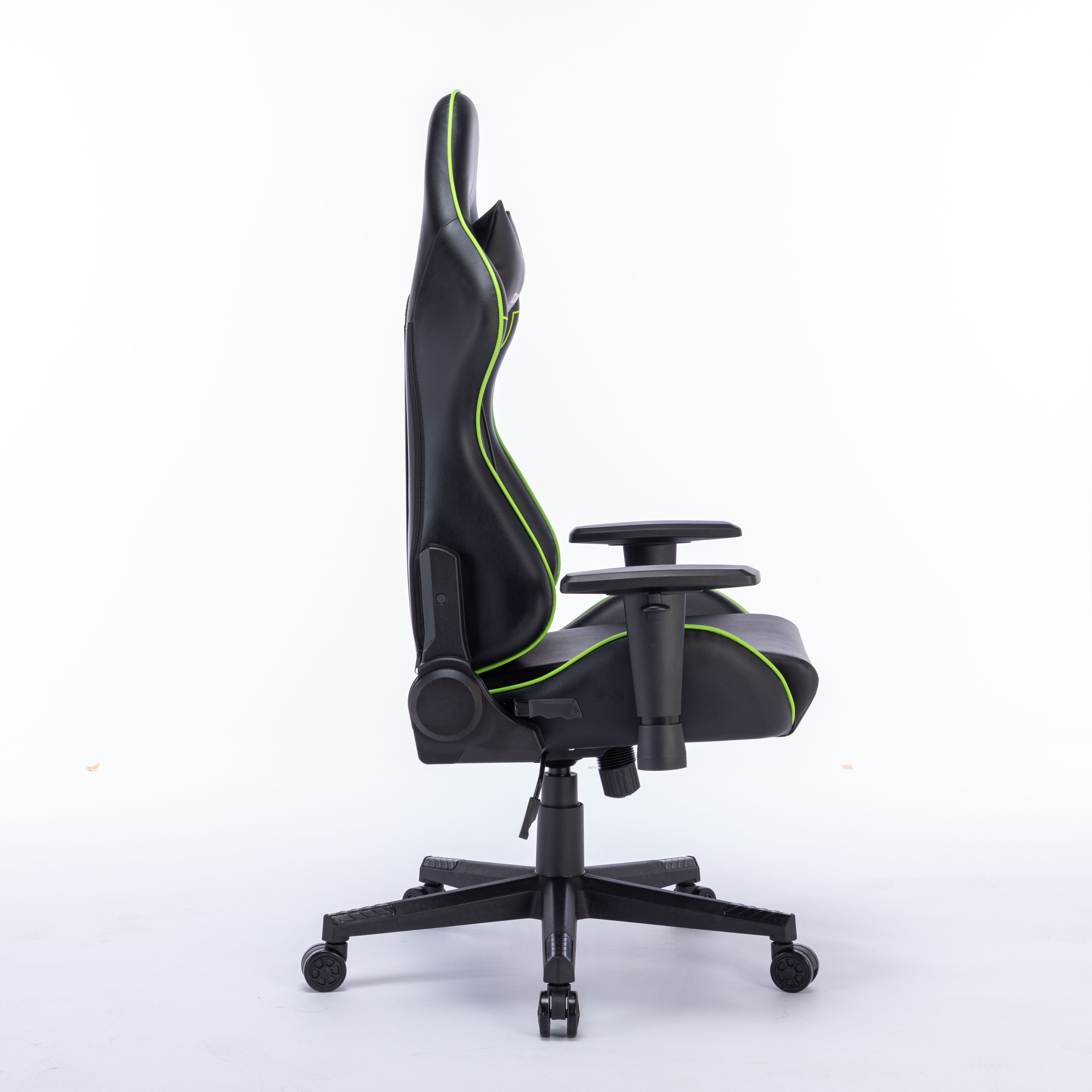 High Back Pu Leather Reclining Ergonomic Computer Gaming Armchair Racing Chair With Pocket Spring Cushion