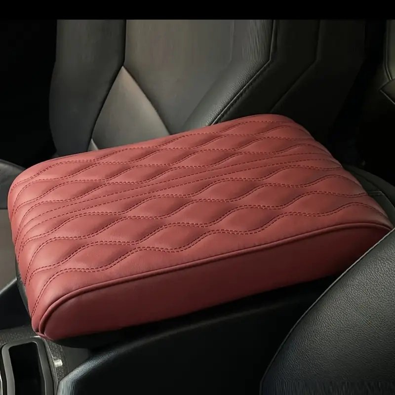 Car Interior Leather Armrest Box Central Console Accessory