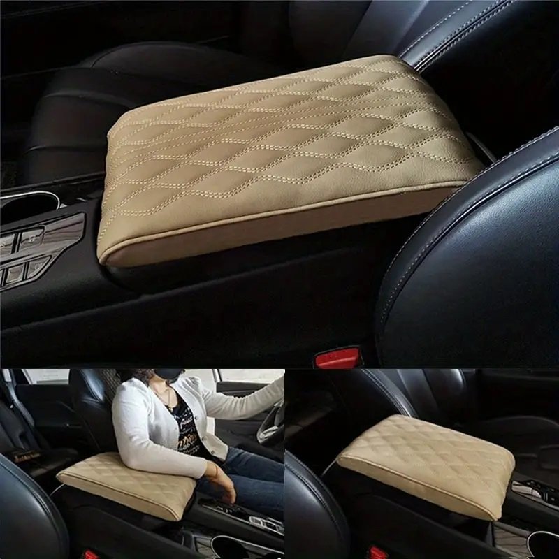 Car Interior Leather Armrest Box Central Console Accessory