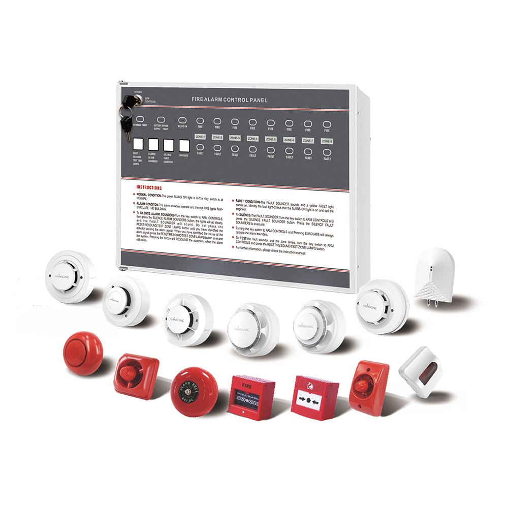 2-Wire 4-Wire Network by Current Relay Rate-Of-Rise or Fixed Temperature Conventional Heat Detector Alarm