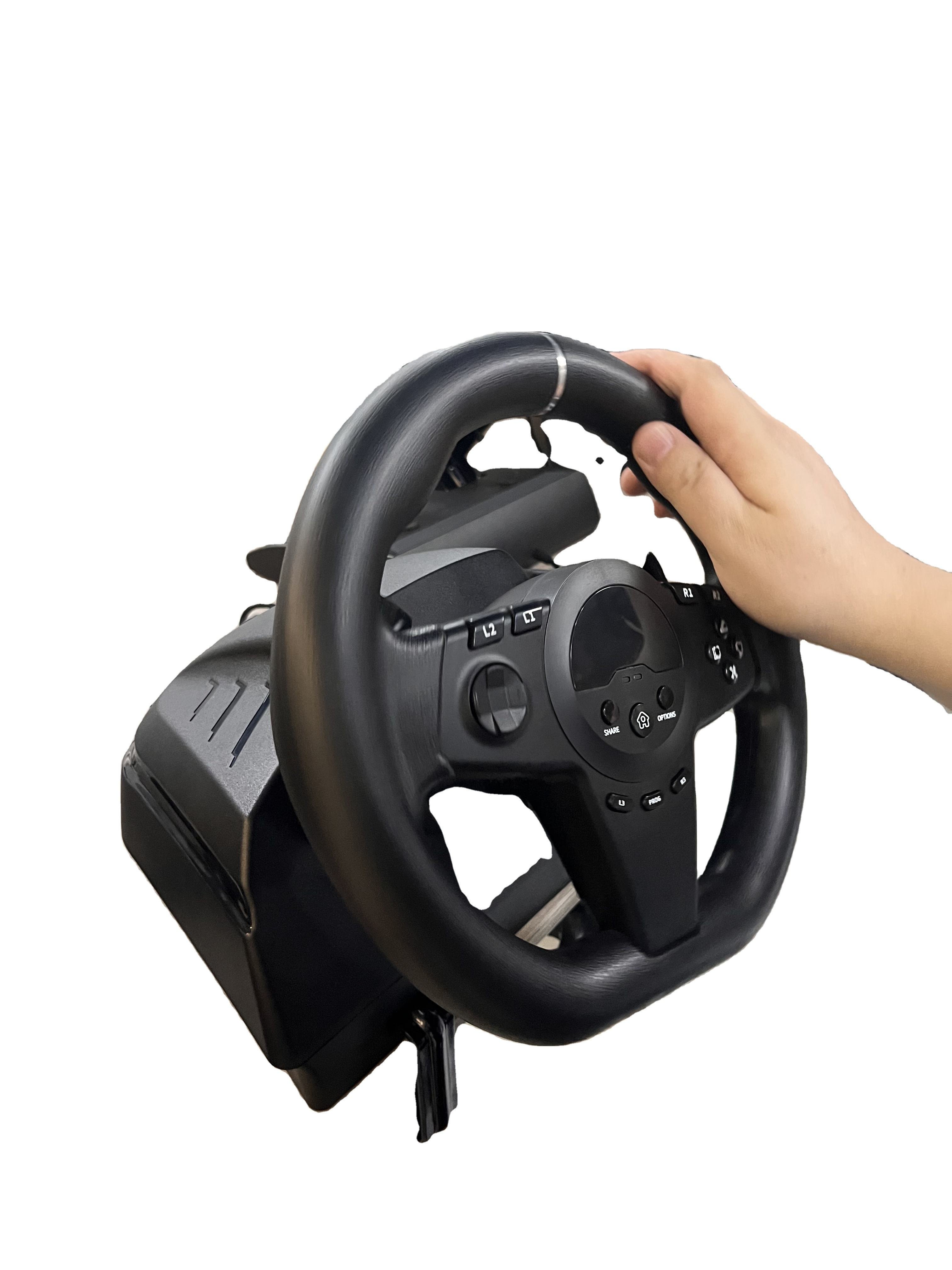 270 Degree Rotating gaming steering Wheel Joystick for PC PS3 PS4 PS5 Xbox & Nintendo Switch Compatible Vibration Motor