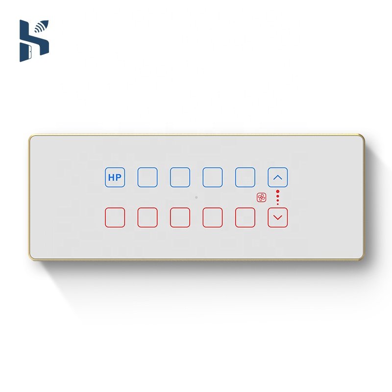 30A Smart Touch Switch UK House Fans Customizable Tuya WiFi Durable Glass 6&8M Fan Adjustment Timer Smart Life Factory