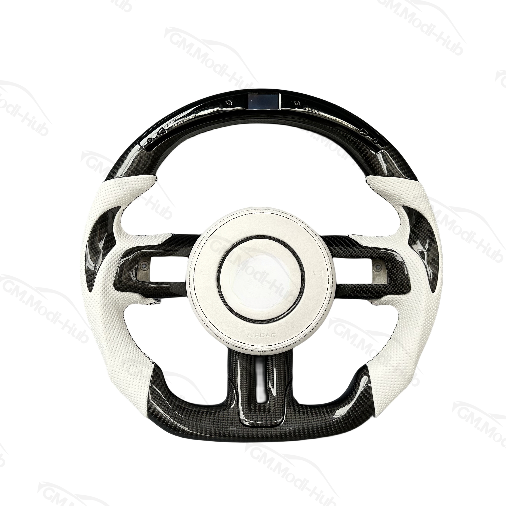 GM.Modi-Hub Factory Direct Carbon Fiber Car Steering Wheel For Ford 2018 2019 2020 2021 2022 2023 Mustang