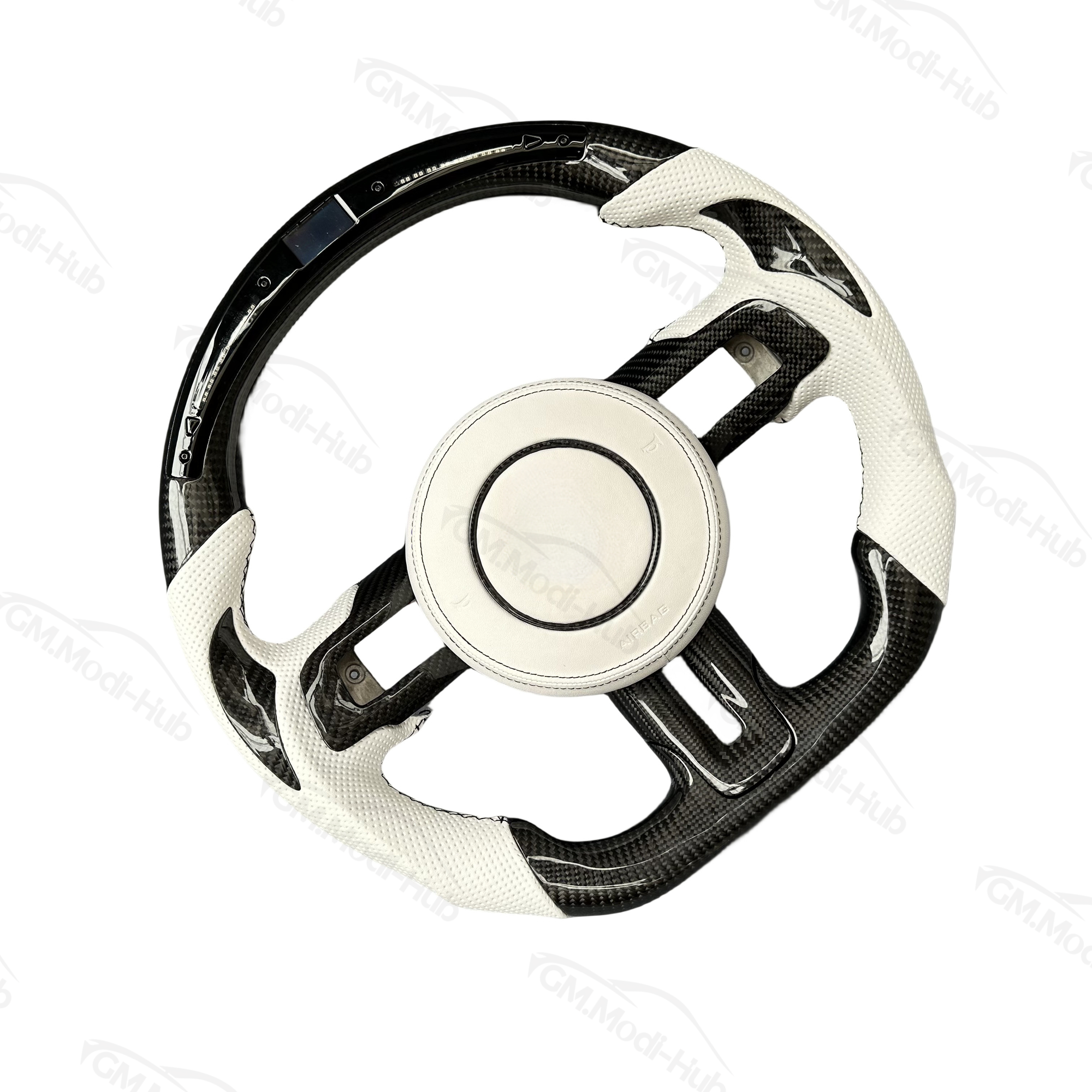 GM.Modi-Hub Factory Direct Carbon Fiber Car Steering Wheel For Ford 2018 2019 2020 2021 2022 2023 Mustang