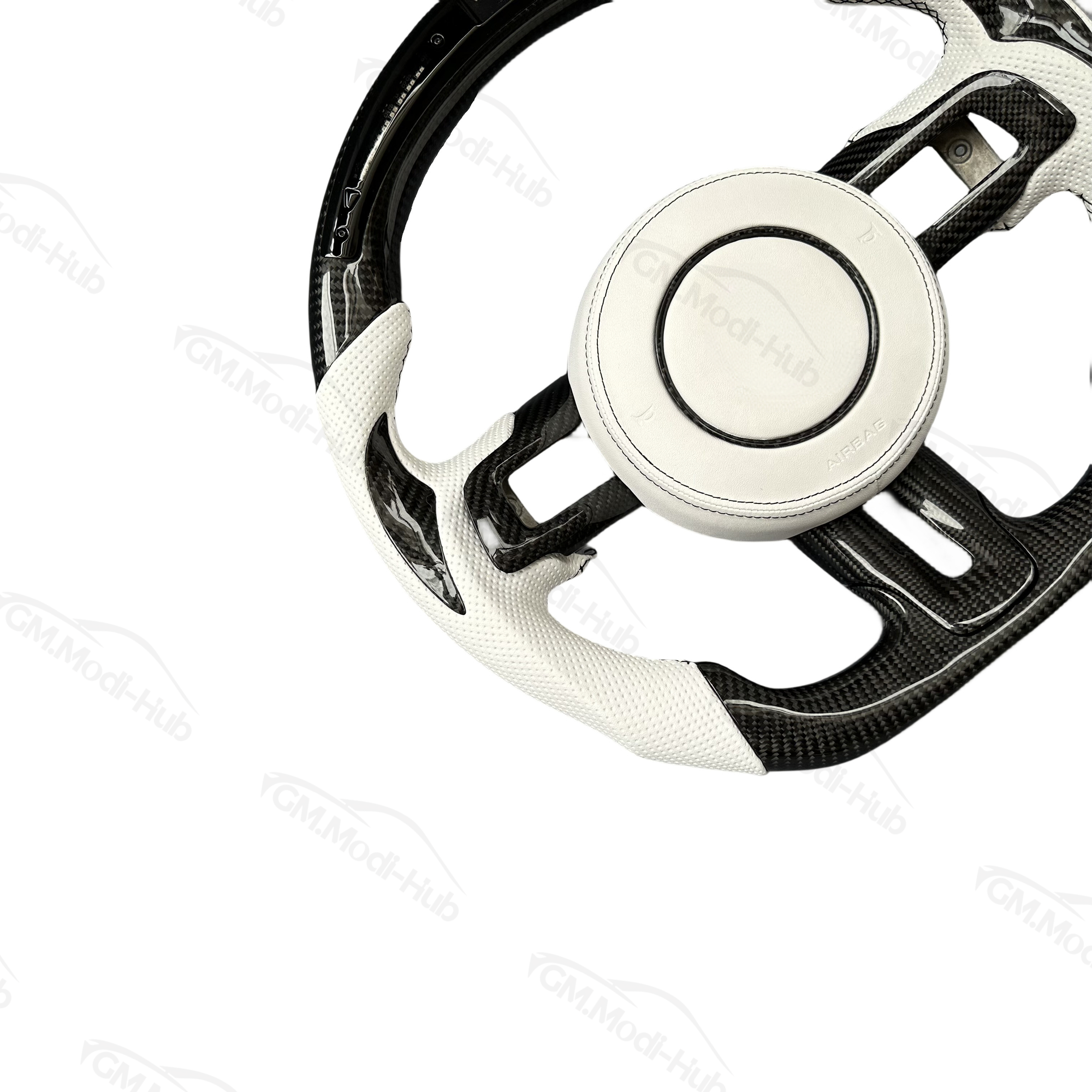 GM.Modi-Hub Factory Direct Carbon Fiber Car Steering Wheel For Ford 2018 2019 2020 2021 2022 2023 Mustang