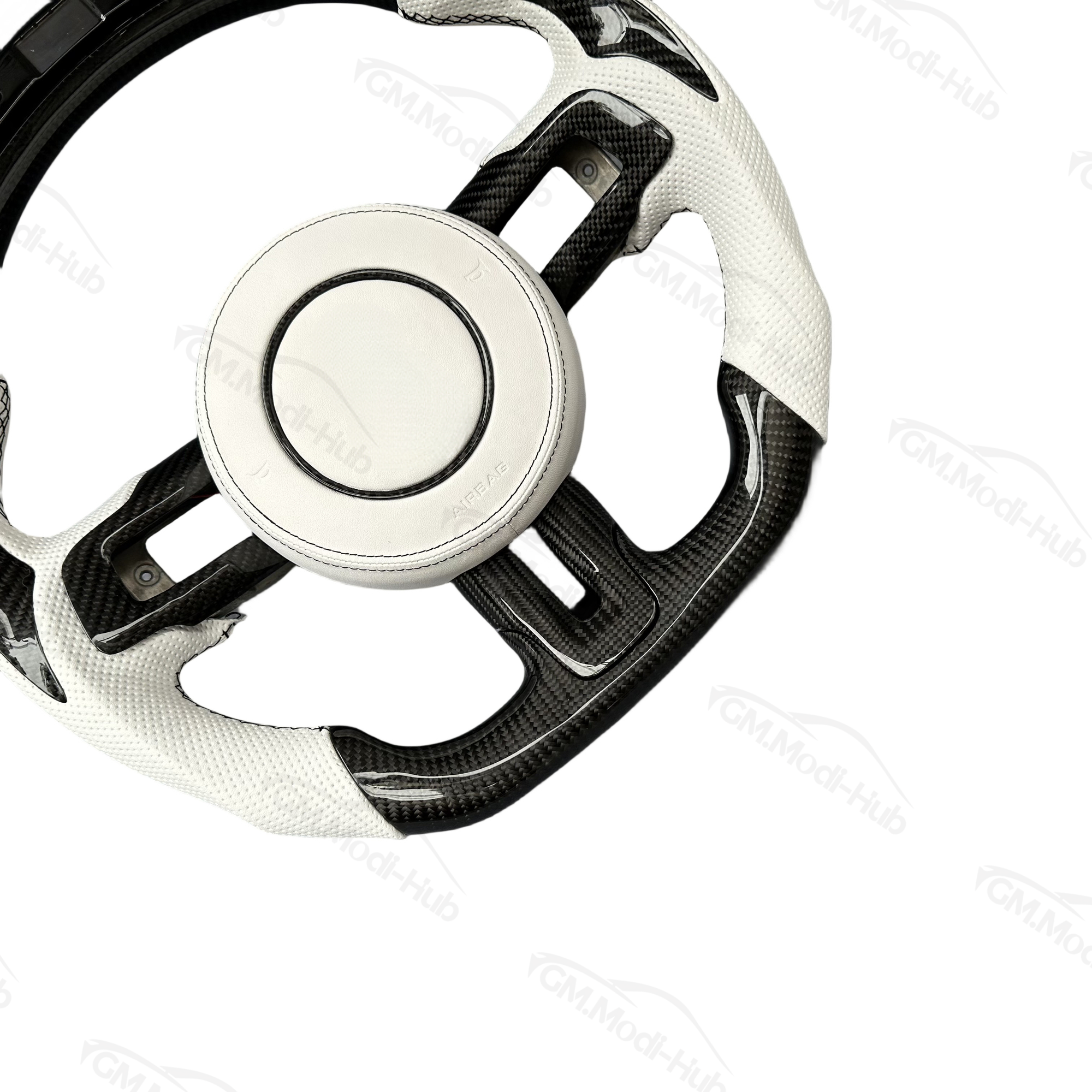 GM.Modi-Hub Factory Direct Carbon Fiber Car Steering Wheel For Ford 2018 2019 2020 2021 2022 2023 Mustang