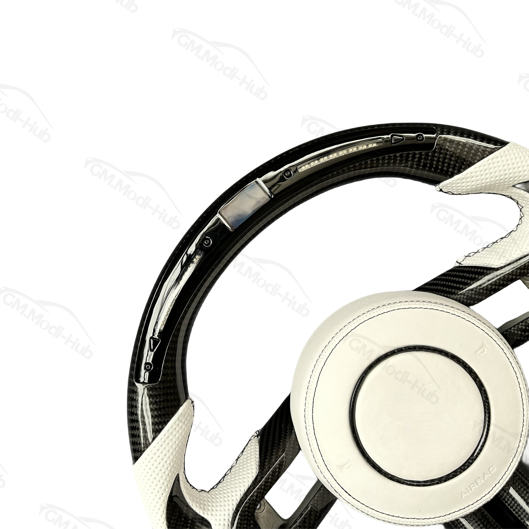 GM.Modi-Hub Factory Direct Carbon Fiber Car Steering Wheel For Ford 2018 2019 2020 2021 2022 2023 Mustang