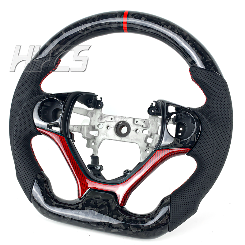Car interior accessories carbon fiber steering wheel for Honda Civic 9th