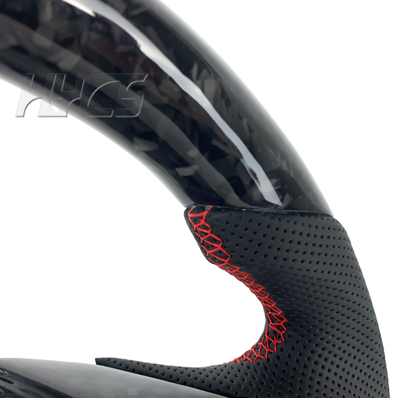 Car interior accessories carbon fiber steering wheel for Honda Civic 9th