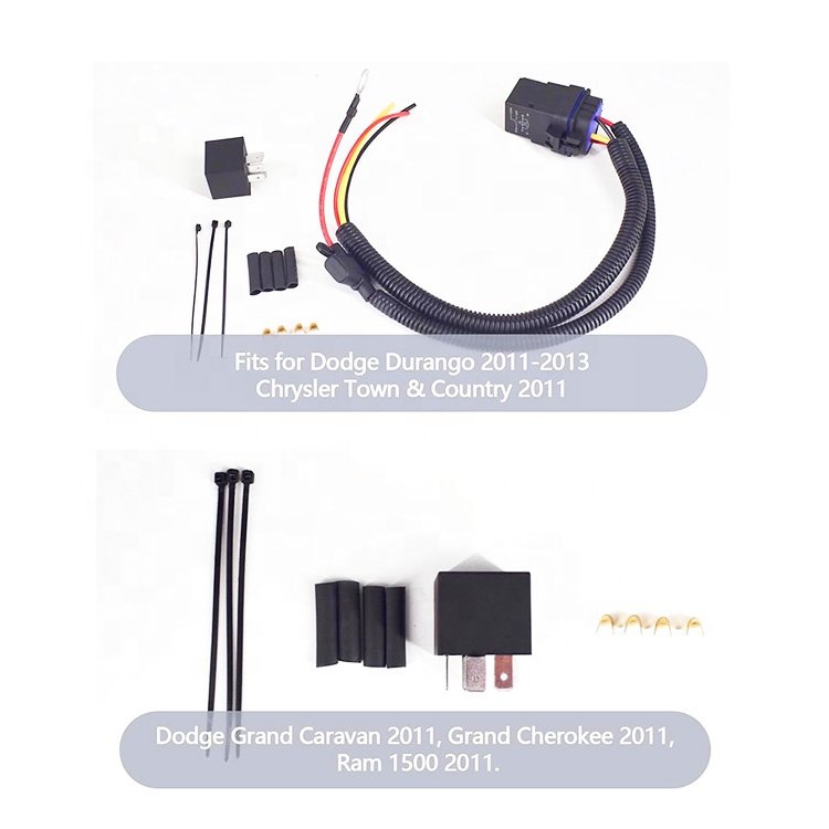 RTS Fuel Pump Relay Wiring Kit for Jeep Dodge Chrysler Ram1500 68269523AD