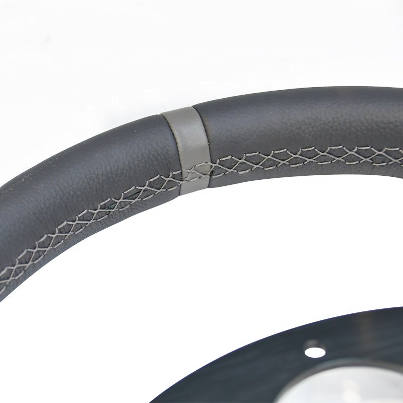 Custom D shape Steering Wheel 350mm 6 Bolt Sport Car Steering Wheel