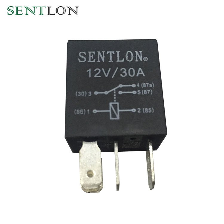 Factory Price Good Quality Universal Car Relay 4 Pin 5 Pin Protective 12v /24v Auto Relay