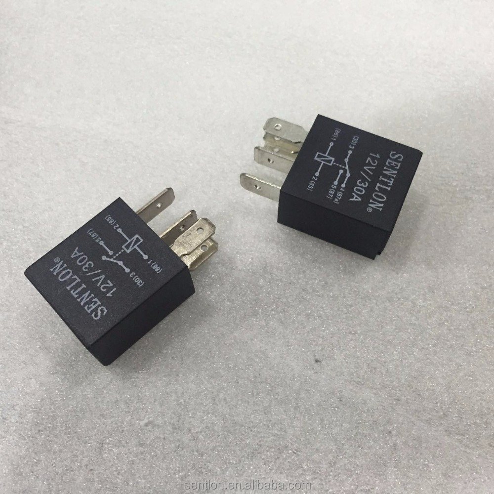Factory Price Good Quality Universal Car Relay 4 Pin 5 Pin Protective 12v /24v Auto Relay