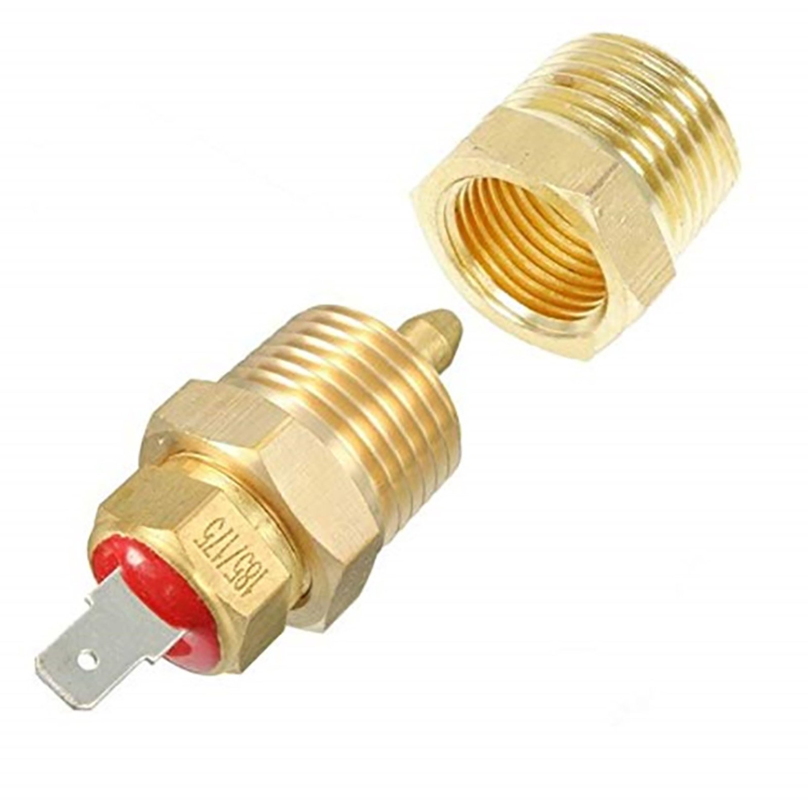 New 5 Pins Relay Kit 200-185 Degree Engine Cooling Fan Thermostat Temp Switch Sensor Interior Parts