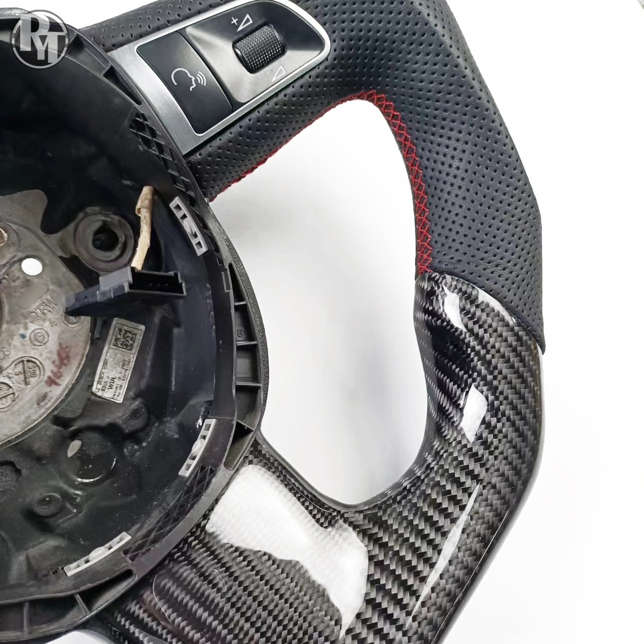 Factory direct sales customized carbon fiber steering wheel, suitable for Audi Q5 Q7 A3 A4 A5