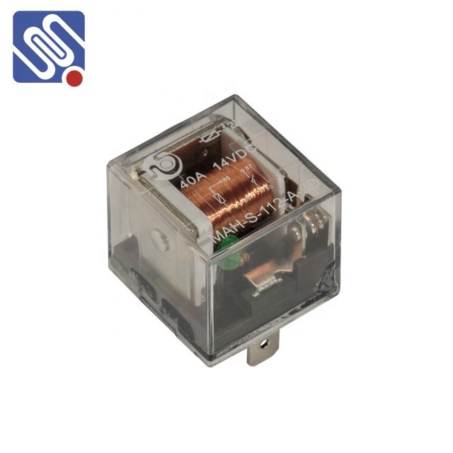 Meishuo MAH-S-112-A-3D 12v 40a Relay 4pin Transparent Shell Auto Relay for Car Spare Parts