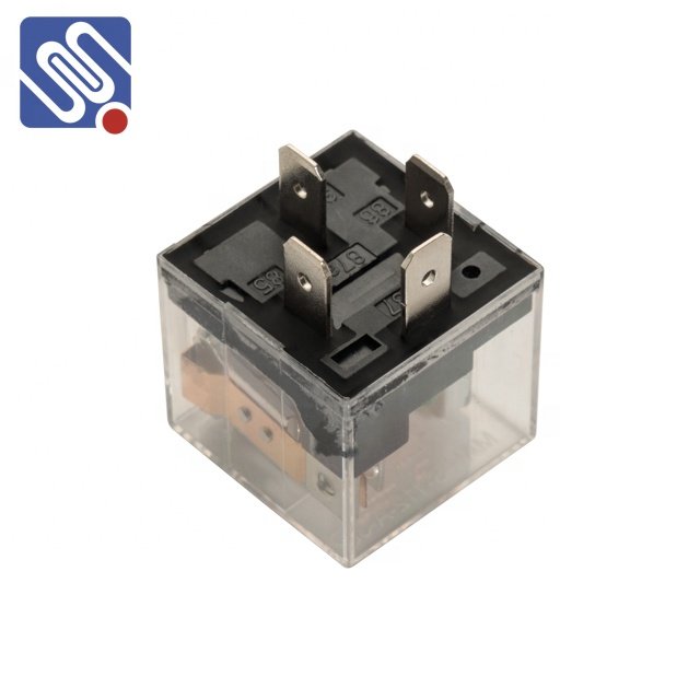 Meishuo MAH-S-112-A-3D 12v 40a Relay 4pin Transparent Shell Auto Relay for Car Spare Parts