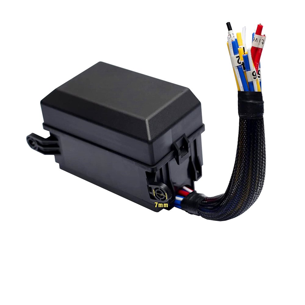 12V Auto Waterproof Relay Socket 6 Way 11 Way With Terminals for Car Truck Marine Boat Fuse Holder Relay Box Block