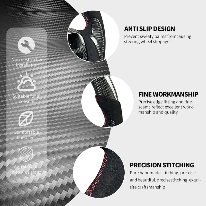 2013-2023 For Lexus IS RX ES CT LS500 Custom Carbon Fiber Sports Steering Wheel Automotive Accessories for Cars