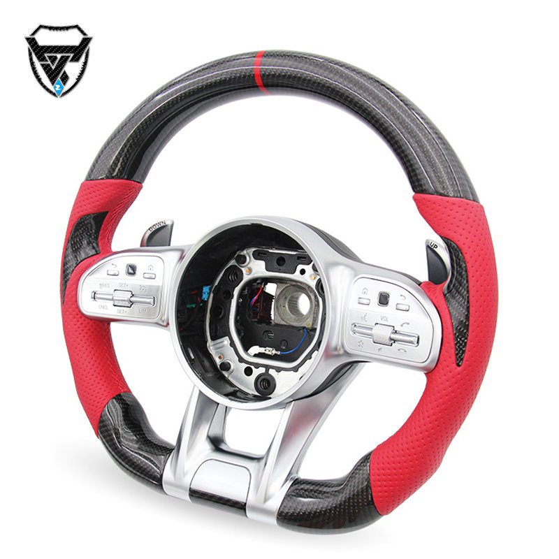 For Mercedes Benz A GLA B GLB C GLC E GLE CLS 2019-2023 custom sports model handle steering wheel modification 809-YD-T52-F