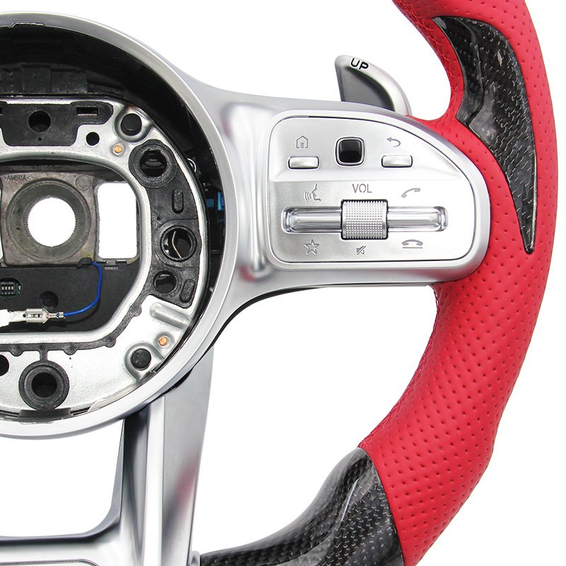 For Mercedes Benz A GLA B GLB C GLC E GLE CLS 2019-2023 custom sports model handle steering wheel modification 809-YD-T52-F
