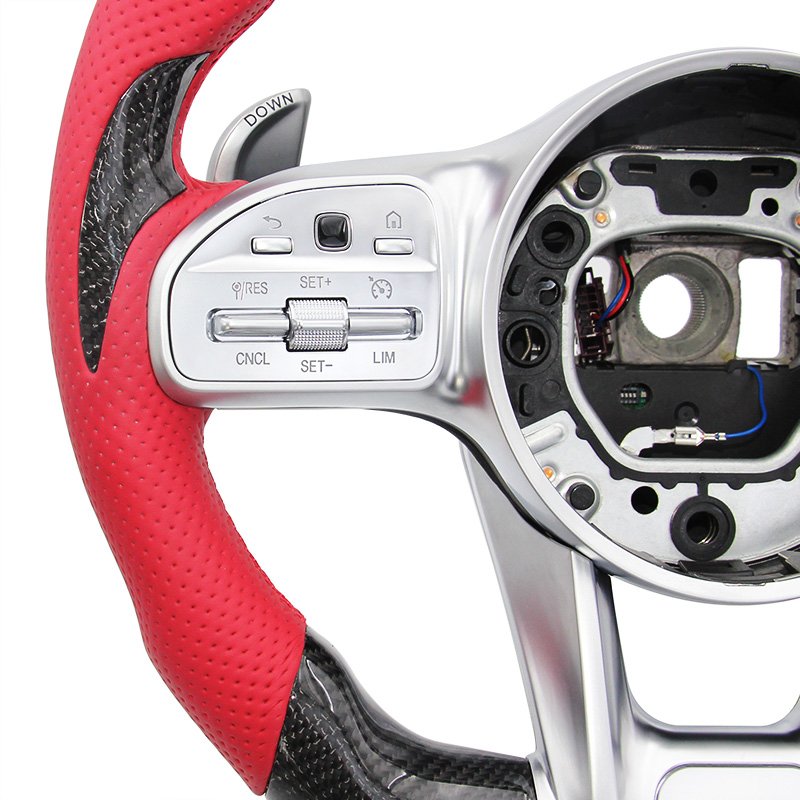 For Mercedes Benz A GLA B GLB C GLC E GLE CLS 2019-2023 custom sports model handle steering wheel modification 809-YD-T52-F